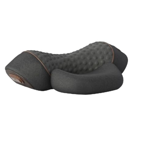 3 in 1 Heated Neck Massage Pillows with Heat for Pain Relief Deep Tissue, Cervical Neck Hump Corrector, Plug-in Pillow Supports