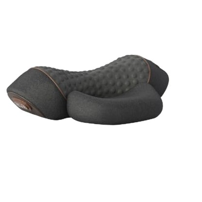 3 in 1 Heated Neck Massage Pillows with Heat for Pain Relief Deep Tissue, Cervical Neck Hump Corrector, Plug-in Pillow Supports