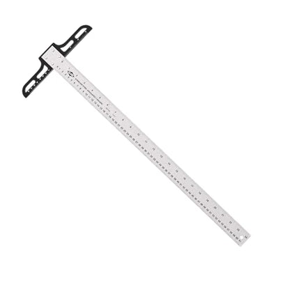 ALVIN AST24 Stainless Steel Graduated T-Square with 1.5 Inch Blade, Drawing and Design Tool, Great for Carpentry, Drafting, Architecture, Engineering, and Art 24 Inches
