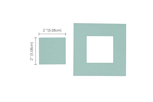 Bira Craft 2" x 2" Square Magnetic Punch - Anywhere, Everywhere, Window, Frame for Paper Crafting Scrapbooking - size: Square