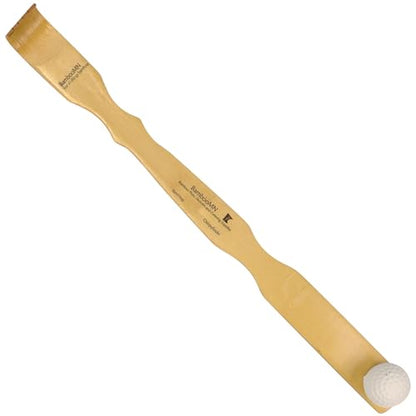 BambooMN 17 Inch Bamboo Wooden Back Scratchers Bongers for Itchy Stress Relief, 2 Units - color: 17" Backscratcher Bonger, size: 2 Units