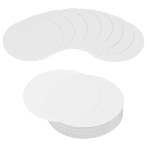PATIKIL 60 Sheet Circle Card Stock, 4" Round Thick Cardstock, White | Cutouts Paper Coaster for Office Supplies DIY Craft Projects Classroom Printing Bulletin Board Decor Christmas - color: White, size: 4"