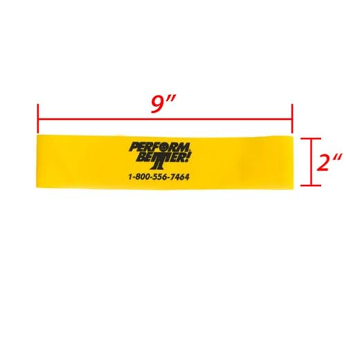 Perform Better Mini Band Resistance Loop - Exercise Bands - color: b) Set of 10 - 9x2