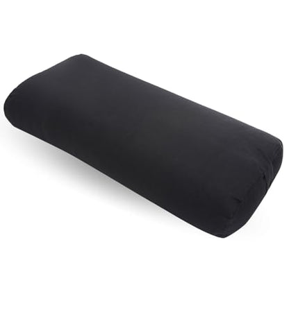 Everyday Yoga Premium Bolster, Soft Meditation Pillow, Multi-Colors - color: Black, style: D. Low Impact - Rectangular