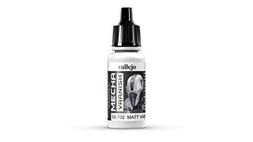 Vallejo Mecha Matt Varnish 17ml Painting Accessories - color: Mecha Matt Varnish, size: 0.57 Fl Oz (Pack of 1)