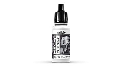 Vallejo Mecha Matt Varnish 17ml Painting Accessories - color: Mecha Matt Varnish, size: 0.57 Fl Oz (Pack of 1)