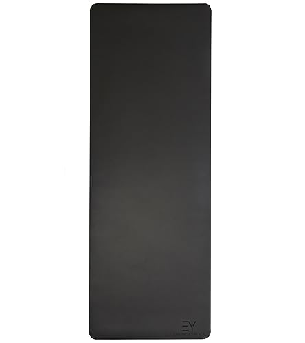Everyday Yoga Mat Premium Edition, Non-Slip, Eco-Friendly, 3-5mm Thickness - color: Super Grip Mat - Black, size: 5mm