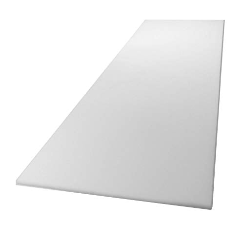 Mybecca 1/2" X 24" X 72" Regular Density Urethane Upholstery Foam (Upholstery Sheet, Foam Padding) - color: Medium Density, style: 0.5X24X72