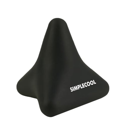 Manual Trigger Point Massage Tool Small Massager Ball 3″×2.6″ Black - color: Black