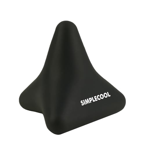 Manual Trigger Point Massage Tool Small Massager Ball 3″×2.6″ Black - color: Black