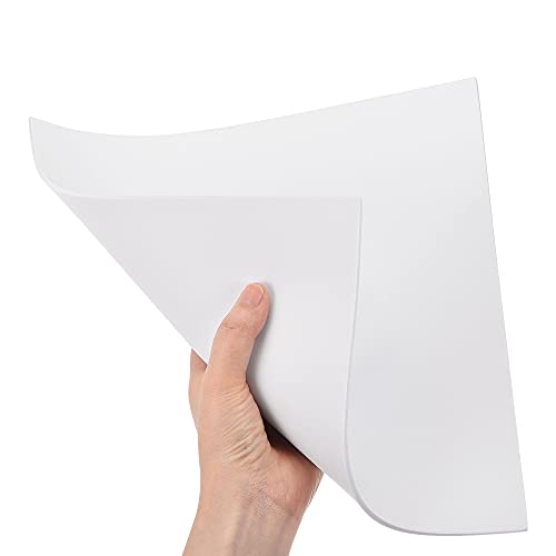 uxcell White EVA Foam Sheets 10 x 10 Inch 3mm Thickness for Crafts DIY Projects, 4 Pcs - color: White