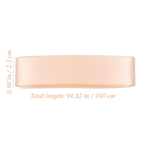 LIFKOME 2 Pack Pink Satin Ribbon 94Inch Ballet Pointe Shoe Satin Ribbon Ballet Flats Shoes Ribbon Yoga Shoes Strap Ribbon Satin Pink Shoes Elastic Shoes Laces for Women Girl