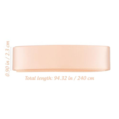 LIFKOME 2 Pack Pink Satin Ribbon 94Inch Ballet Pointe Shoe Satin Ribbon Ballet Flats Shoes Ribbon Yoga Shoes Strap Ribbon Satin Pink Shoes Elastic Shoes Laces for Women Girl