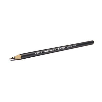 Prismacolor Ebony Graphite Drawing Pencils, Black, Adult Coloring, Box Of 12 - style: Graphite Pencils