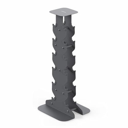WeGym Dumbbell Rack, Sturdy Cast Iron for Space-Saving Home Gym Storage | Sturdy cast iron, space-saving storage, home strength training setup - color: Slate, style: XL