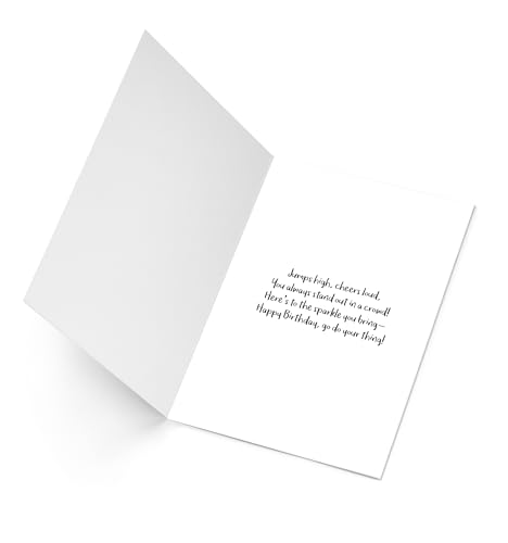 Happy Birthday Cheerleader Card - style: Cheer