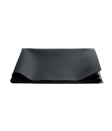 Manduka GRP Adapt Travel Yoga Mat 71" - 1.5mm | Foldable & Travel friendly | Ultimate Grip | Sweat ready for Any Style of Yoga | 71 x 24 x 1/16 inches - color: Carbon Black