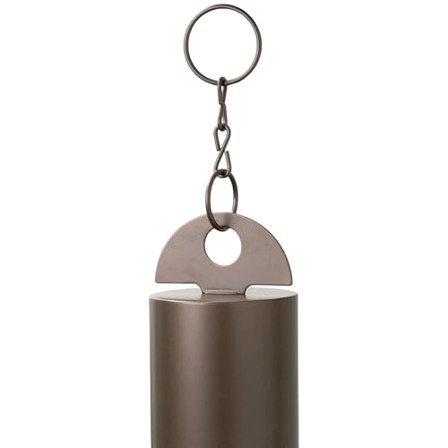 Woodstock Chimes Heroic Windbell Wind Chime for Outside 40" Grand Large Copper,Deep Tone Sound, Outdoor Decor for Patio, Porch, Garden HWXLC