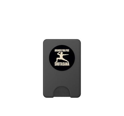 Shotasana Advanced Yoga Pose Drinking Humor PopSockets PopWallet for MagSafe - style: Magnetic PopWallet