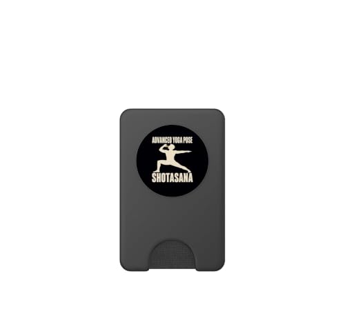 Shotasana Advanced Yoga Pose Drinking Humor PopSockets PopWallet for MagSafe - style: Magnetic PopWallet