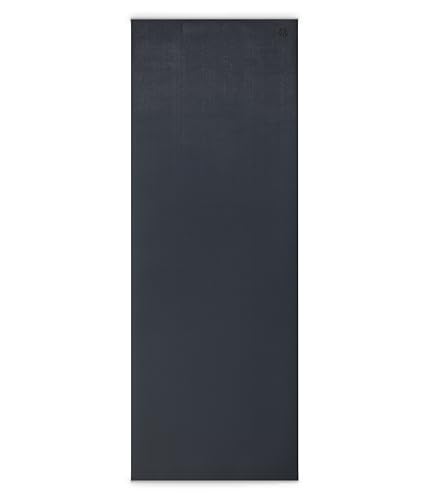 Manduka PRO Yoga Mat - 6mm | Lifetime Durability | Hygienic Construction | Premium Studio Quality | Teacher Approved - color: Black Thunder, size: 71" x 26"
