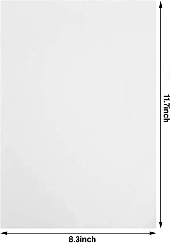 50 Sheets Carbon Paper White Graphite Paper Transfer Tracing Paper and 5 Pieces Ball Embossing Styluses for Wood, Paper, Canvas and Other Art Craft Surfaces (White-50) - color: White