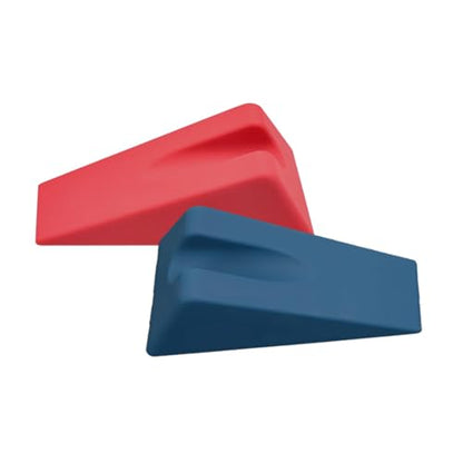 Mobilization Wedge Pillow Non-Slip Silicone Triangle (red) - color: Red