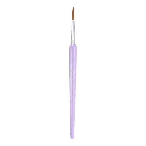 HARFINGTON Detail Paint Brushes 17mm Pointed Tip Nylon Hair Miniature Painting Brush for Watercolor Oil Acrylic Painting(4#), Purple - color: Purple, size: 4# 17mm
