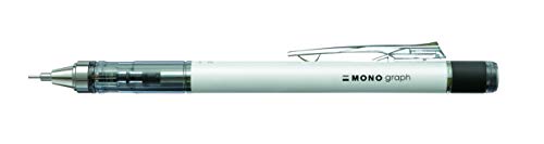 Tombow Mechanical Pencil, Monograph 0.5mm, White (DPA-134A) - color: White