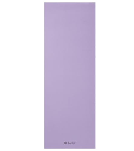 Gaiam Yoga Mat - Premium 5mm Solid Thick Non Slip Exercise & Fitness Mat for All Types of Yoga, Pilates & Floor Workouts (68" x 24" x 5mm) | Premium non-slip mat in solid colors. Cushioned support for yoga, Pilates & floor workouts at home or studio. - co