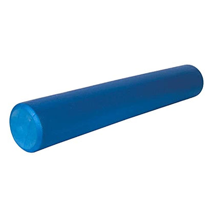 AEROMAT Elite Foam Roller - 6" Diameter - 36" Long - Blue - Intended for Pilates /Training /Muscle Relief