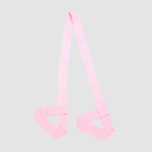 Yoga Mat Carrier with Adjustable Thick Straps， Holds Large Mats, Can Be Used as Stretching Band, Black - color: Pink