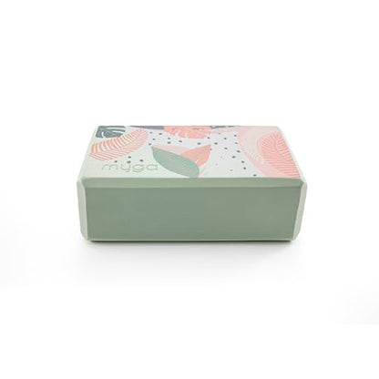 MYGA Yoga Block,Lightweight EVA Foam Yoga Brick,High Density Non-Slip Block for Yoga Poses, Pilates, Balance and Flexibility - color: Palm, size: One Size