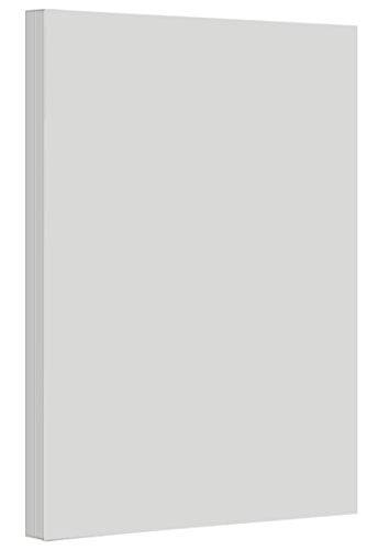 Gray Pastel Color Card Stock | 67Lb Cover Cardstock | 8.5" x 14" Inches | 50 Sheets Per Pack - color: Gray