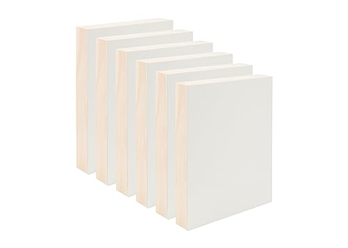 Da Vinci Pro Resist-Grip Coarse Textured Gesso Board, 18x18-4 Pack, 2" Depth Art Boards for Painting, White Acrylic Polymer with Quartz Sand, Warp-Resistant Cradled and Sealed MDF Panel - size: 18x18" - 4 Pack