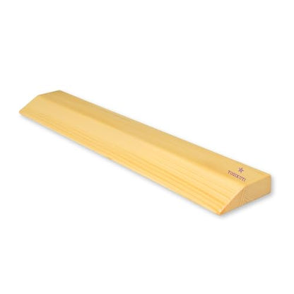 Yogikuti Pine Wood Slanting Plank/Premium Wooden Yoga Incline Plank for Calf, Foot & Ankle Stretch/Balance & Flexibility Trainer/Durable Non-Slip Yoga Fitness Support