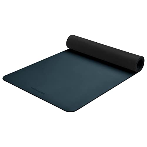 Retrospec Laguna 5mm Yoga Mat - Fitness Mat for Women, Men & Children, Slip-Resistant and Moisture Absorbing Exercise Mat for Home, Pilates, Yoga and Floor Workouts - color: Ocean Blue
