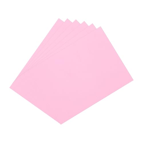 uxcell Pink EVA Foam Sheets, 7.9x5.7in 2mm Thick Handicraft Foam Paper for DIY Craft Projects Art Card Party Decoration, 6 Pcs - color: Pink
