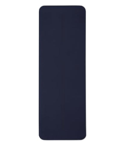 Manduka Begin Yoga Mat 68" - 5mm Cushioning | Comfortable, Lightweight & Reversible with Alignment Stripe | Budget-Friendly | 68 x 24 inches - style: Midnight