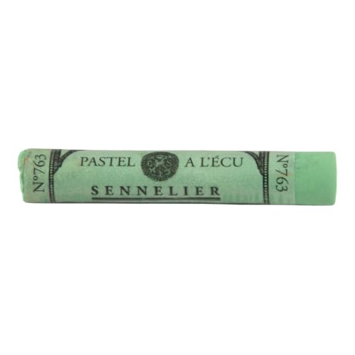 SENNELIER Extra-Soft French Pastel for Professional Artists, Baryte Green 763 - color: Baryte Green 763