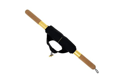 CastleFlexx Mobility and Full Body Strengthening Device | Non-Elastic Stretch Strap with Natural Premium Cork Handles for Stretching, Exercise, Physical Therapy, and Yoga - size: Standard