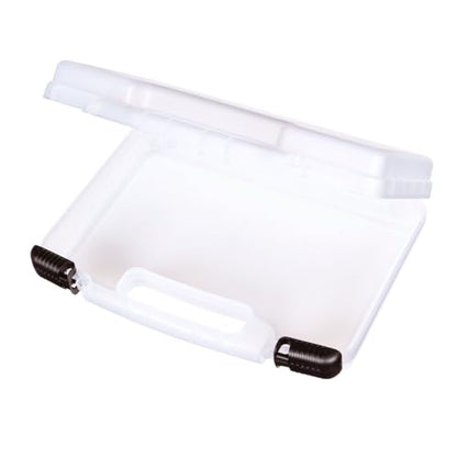 ArtBin 8014AB 14 inch Quick View Carrying Case, Portable Art & Craft Organizer with Handle, [1] Plastic Storage Case, Translucent - size: 14 inch - Standard