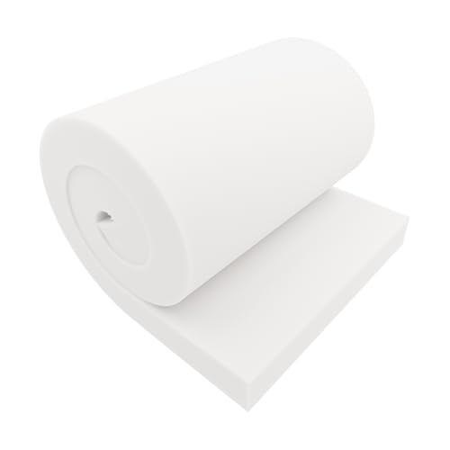 GoTo Foam 3" Height x 24" Width x 72" Length 36ILD (Semi-Firm) Upholstery Cushion Made in USA - color: Semi-firm, size: 3x24x72