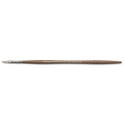 Winsor & Newton Artists' Oil Synthetic Brush, Filbert #2 | Synthetic Flagged Bristles, Excellent Color Carrying Capacity, Handmade in England, For Oil Paint - style: Filbert #2