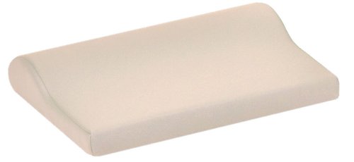 EARTHLITE Bolster Pillow Neck Contour – Durable Massage Bolster, Professional Quality/Neck & Shoulder Pain Relief - color: Vanilla Creme