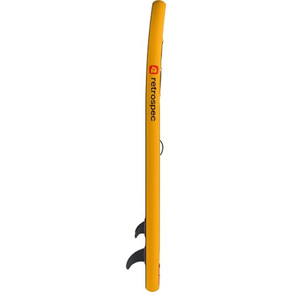 Retrospec Weekender Inflatable Stand Up Paddle Board Includes Paddle, Pump, and Accessories 10’6” Lightweight iSUP, Puncture Resistant Inflatable Paddle Board for Adults - color: Sunglow 1