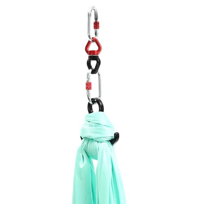 Aerial Silks Equipment, Yoga Hammock Practice Kit - size: 19.68*8.53 ft