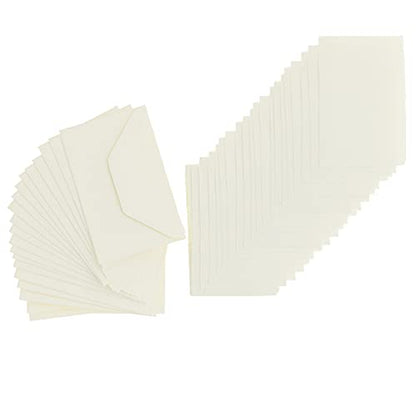 Fabriano Medioevalis Cards & Envelopes Set, 20/Pkg., 3.3" x 5.1" - size: 3.3 x 5.1, style: Flat