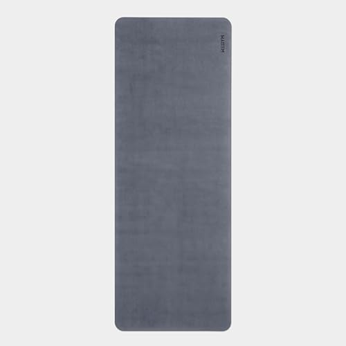 WeGym Yoga Mat, 4 mm Cushioned Non-Slip for Yoga, Pilates and Home Workouts - color: SU_Slate, style: Suede