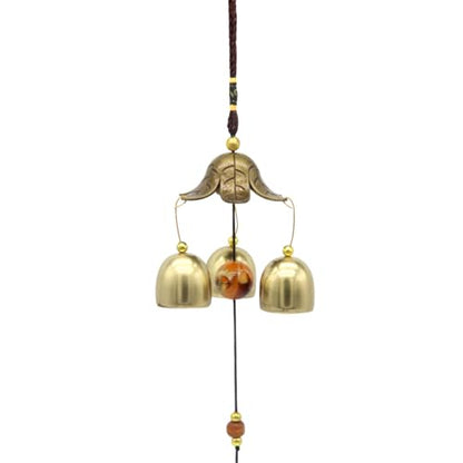 Hooshing Lucky Small Wind Chimes Metal Garden Bells Feng Shui Windchimes